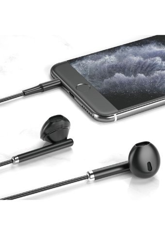Wiwu Eb312 Mikrofonlu 3.5 Mm Jak Kablolu Kulaklık Siyah