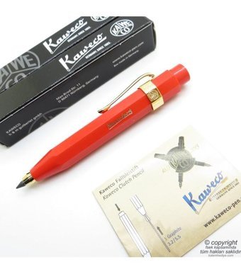 Kaweco Sport Silgili Aliminyum Metalik Kırmızı 3.2 mm Versatil Kalem
