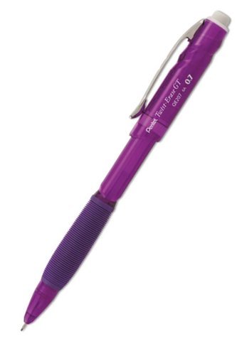 Pentel Twist Erase Silgili Metal Metalik Mor 0.7 mm Versatil Kalem
