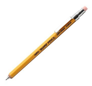 Ohto Wood Sharp APS-350-ES Metal Metalik Sarı 0.5 mm Versatil Kalem