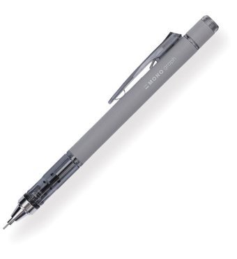 Tombow Mono Graph Metal Metalik Gri 0.5 mm Versatil Kalem