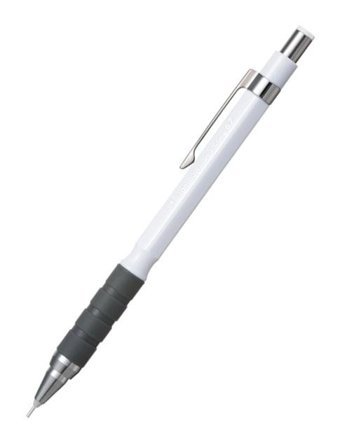 Tombow SH-300 SH-GR21R7 Silgili Metal Metalik Beyaz 0.7 mm Versatil Kalem