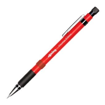 Rotring Visumax Silgili Krom Metalik Kırmızı 0.5 mm Versatil Kalem