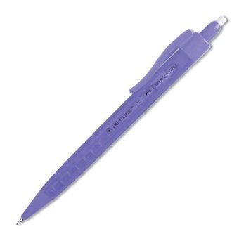 Faber-Castell Tri Click 1362 Silgili Metal Metalik Mor 0.5 mm Versatil Kalem