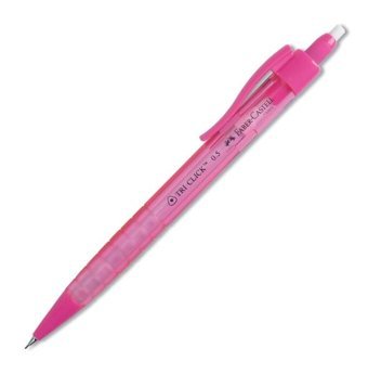 Faber-Castell Tri Click 1362 Silgili Metal Metalik Mor 0.5 mm Versatil Kalem