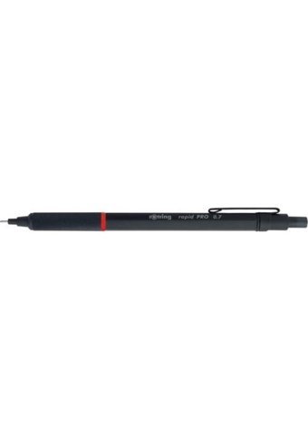 Rotring Rapid Pro 1904260 Silgili Krom Metalik Siyah 2.0 mm Versatil Kalem
