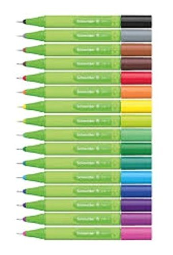 Schneider Plastik Neon Çok Renkli 1.0 mm Versatil Kalem