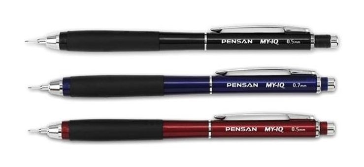 Pensan My Iq Silgili Metal Metalik Bordo 0.5 mm Versatil Kalem