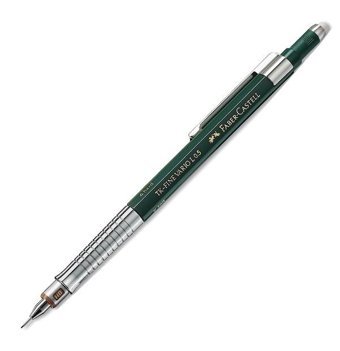 Faber-Castell Tk Fine Vario Lux 135500 Silgili Metal Metalik Yeşil 0.5 mm Versatil Kalem