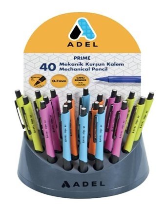 Adel Eclipse Silgili Metal Metalik Çok Renkli 0.7 mm Versatil Kalem