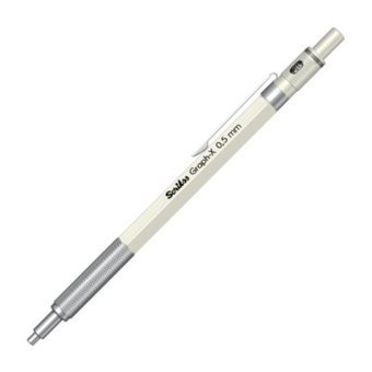 Scrikss Graph-X Silgili Metal Metalik Beyaz 0.5 mm Versatil Kalem