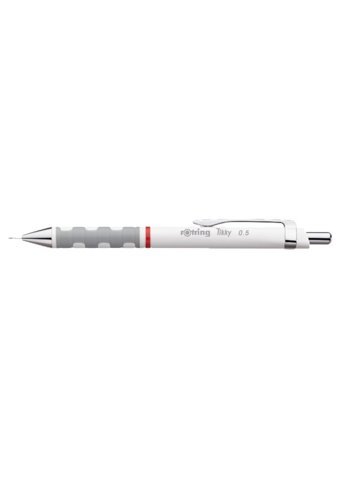 Rotring Tikky Rd 1904698 Silgili Krom Metalik Beyaz 0.5 mm Versatil Kalem