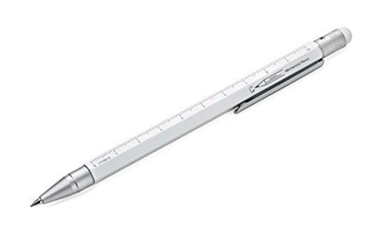 Troika Construction Plastik Metalik Beyaz 0.7 mm Versatil Kalem