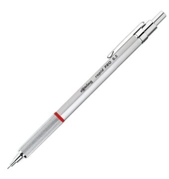 Rotring Rapid Pro Silgili Krom Metalik Gümüş 0.5 mm Versatil Kalem
