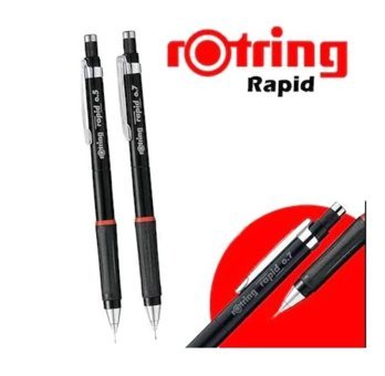 Rotring Rapid Silgili Krom Metalik Siyah 0.5 mm - 0.7 mm Versatil Kalem
