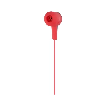 Mf Product Acoustic 0094 Silikonlu Mikrofonlu 3.5 Mm Jak Kablolu Kulaklık Kırmızı