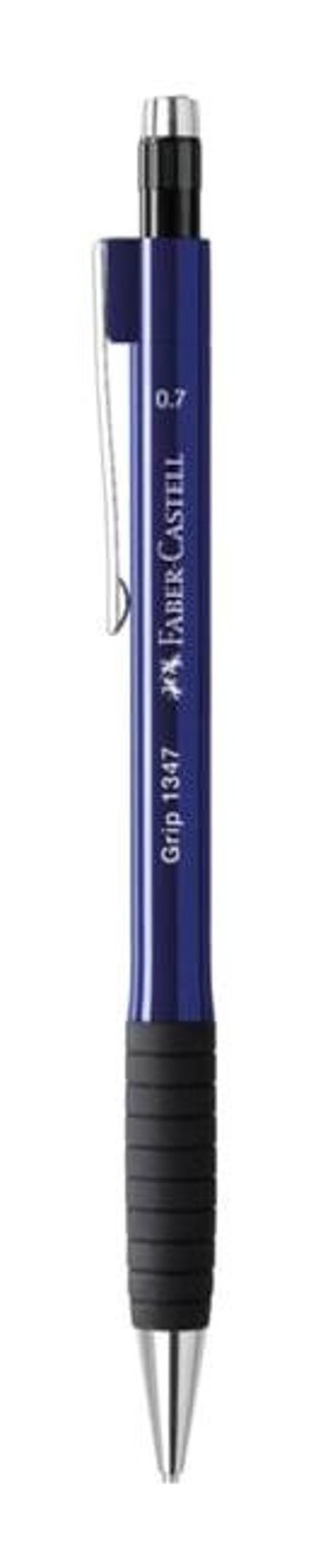 Faber-Castell 1347-15428 Silgili Metal Metalik Lacivert 0.7 mm Versatil Kalem