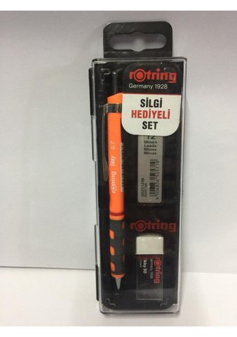 Rotring Tikky Silgili Krom Metalik Pembe 0.7 mm Versatil Kalem