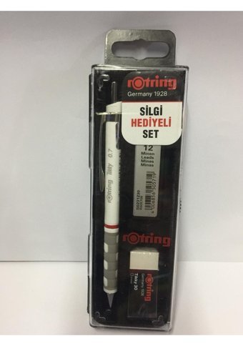 Rotring Tikky Silgili Krom Metalik Pembe 0.7 mm Versatil Kalem