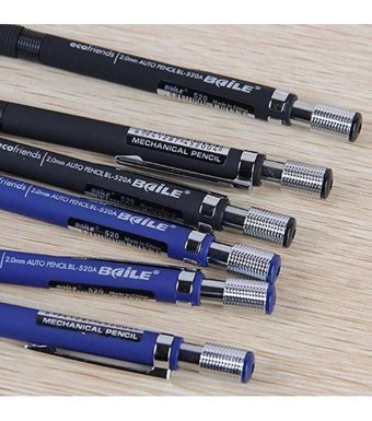 Baile Silgili Metal Metalik Çok Renkli 2.0 mm Versatil Kalem