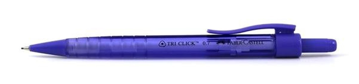 Faber-Castell Tri Click 1363 Silgili Metal Metalik Mor 0.7 mm Versatil Kalem