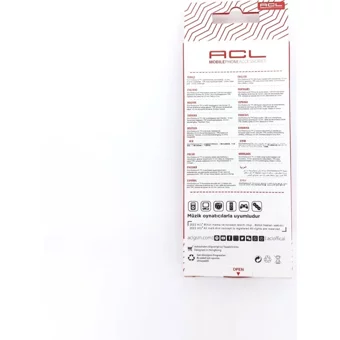 Acl Earphone Silikonlu Mikrofonlu 3.5 Mm Jak Kablolu Kulaklık Kırmızı
