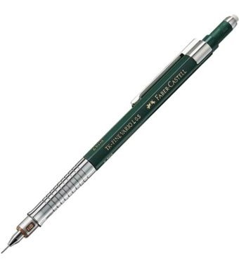 Faber-Castell Tk Fine Silgili Metal Metalik Yeşil 0.3 mm Versatil Kalem