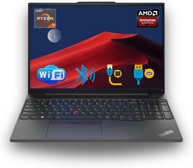 Lenovo NB E16 Thinkpad 21JT0017TX Dahili AMD Radeon Graphics AMD Ryzen 7 7730U 16 GB Ram 512 GB SSD 16 inç Full HD FreeDos Laptop