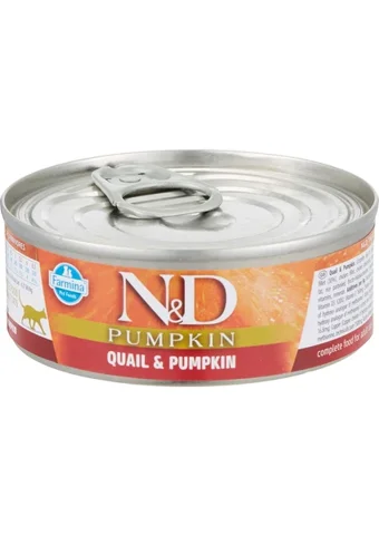 N&D Pumpkin Bıldırcın Etli Yetişkin Yaş Kedi Maması 70 gr