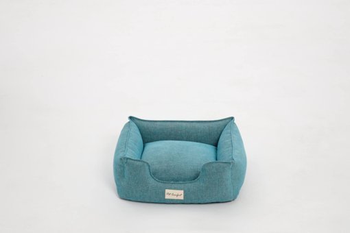 Pet Comfort Alpha Mirandus Ortopedik Yıkanabilir Büyük Irk İç-Dış Mekan Köpek Yatağı Mavi