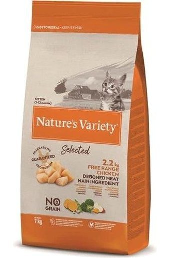 Nature's Variety Selected Tavuklu Kısırlaştırılmış Yavru Kuru Kedi Maması 7 kg