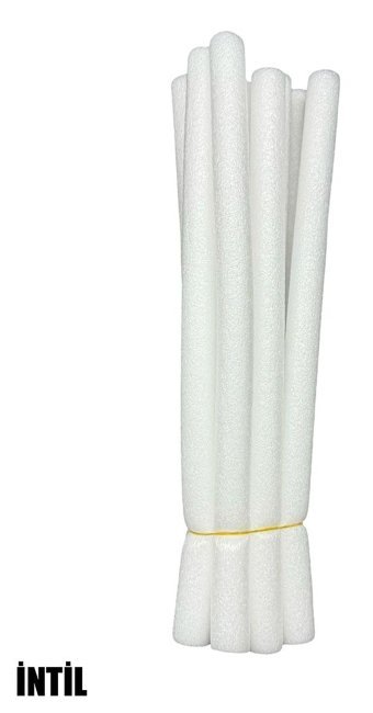 İntil Polyester Beyaz Tekli Koltuk Örtüsü 32 cm