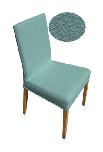 Uygar Home Pamuklu - Polyester Likralı Süngersiz Düz Giydirmeli Yeşil Tekli Koltuk Örtüsü 38x50 cm