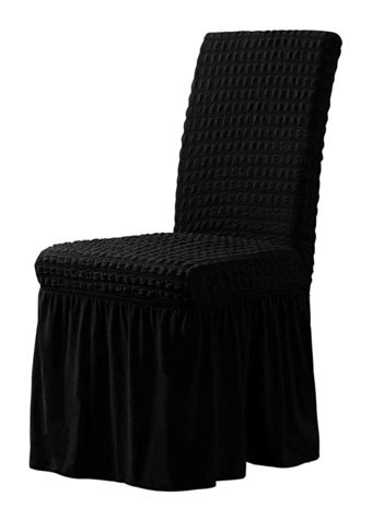 Elgeyar Pamuklu - Polyester Bürümcük Giydirmeli Siyah Koltuk Örtüsü 35x50 cm