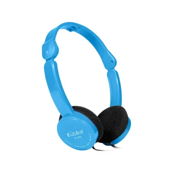 Kubite T-111 Mikrofonlu 3.5 Mm Jak Kablolu Kulaklık Mavi