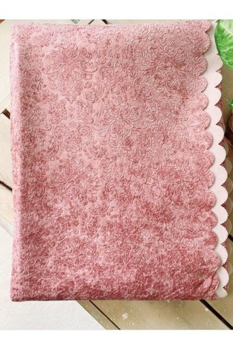 Ankaflex Highconcept Kadife Süngersiz Pembe Tekli Koltuk Örtüsü 175x200 cm