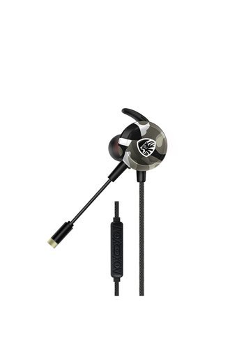 Hytech Hy-Gk4 Silikonlu Mikrofonlu 3.5 Mm Jak Kablolu Kulaklık Siyah