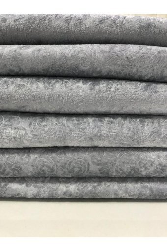 Moda Perde Polyester Süngerli Mermer Desenli Lacivert Tekli Koltuk Örtüsü 170x210 cm
