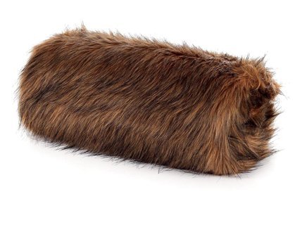 Bc Home Polyester Peluş Süngersiz Düz Kahverengi Tekli Koltuk Örtüsü 90x140 cm