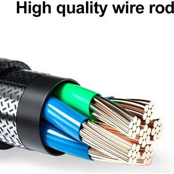 Fertiong Silikonlu Mikrofonlu Örgülü 3.5 Mm Jak Kablolu Kulaklık Beyaz