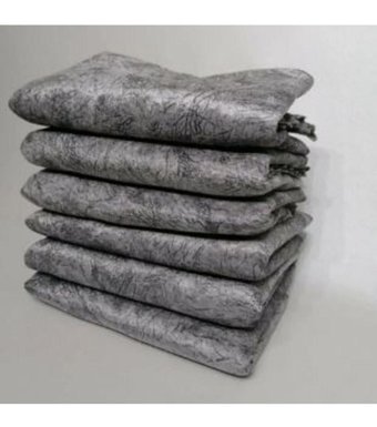Ev Eşyan Polyester Polar Jakarlı Süngersiz Gri Üçlü Koltuk Örtüsü 175x215 cm
