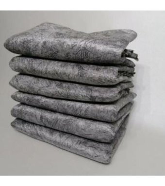 Ev Eşyan Polyester Polar Jakarlı Süngersiz Gri Üçlü Koltuk Örtüsü 175x215 cm