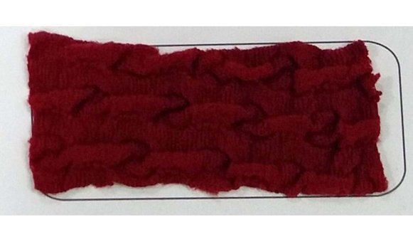 Mandaş Polyester Bürümcük Süngersiz Geometrik Desenli Giydirmeli Bordo İkili Koltuk Örtüsü