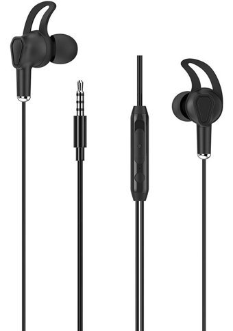 Wiwu Eb309 Silikonlu Mikrofonlu 3.5 Mm Jak Kablolu Kulaklık Siyah