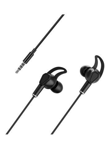 Wiwu Eb309 Silikonlu Mikrofonlu 3.5 Mm Jak Kablolu Kulaklık Siyah