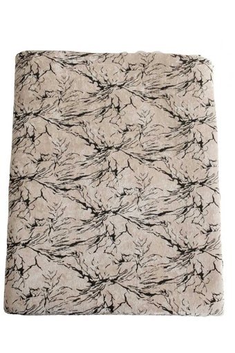 Aysalife Home Tekstil Kadife Süngerli Mermer Desenli Bej Tekli Koltuk Örtüsü 160x210 cm