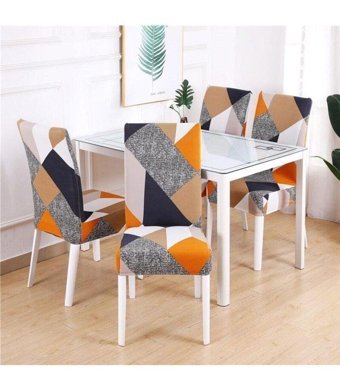 Sabire Home Kadife Likralı Jakarlı Süngerli Geometrik Desenli Giydirmeli Su Geçirmez Beyaz Tekli Koltuk Örtüsü 45x45 cm