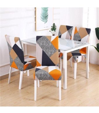 Sabire Home Kadife Likralı Jakarlı Süngerli Geometrik Desenli Giydirmeli Su Geçirmez Beyaz Tekli Koltuk Örtüsü 45x45 cm