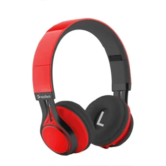Soultech Mikrofonlu 3.5 Mm Jak Kablolu Kulaklık Kırmızı Siyah
