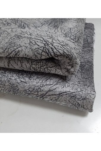 Tekstilsa Kadife Polar Süngerli Çizgili Gri Tekli Koltuk Örtüsü 170x210 cm